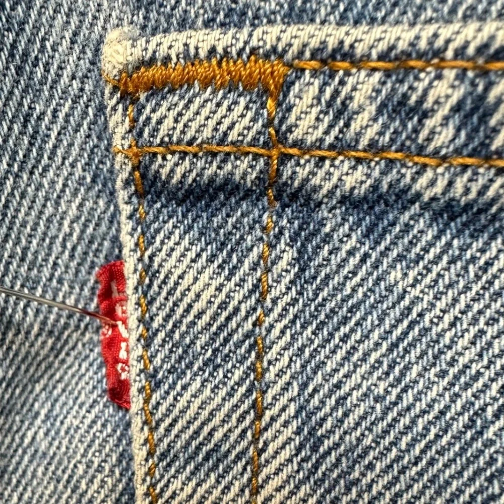 Levi's 550 Jeans Kid 12 Slim 24x26 Light Blue Excellent Straight High Rise Denim